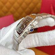 Cartier Santos de Cartier Green Dial Automatic Watch – Stainless Steel - 3