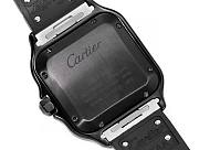 Cartier Santos de Cartier ADLC Black Automatic – Black Dial, Rubber Strap, 39.8mm - 4