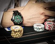 Rolex Submariner Custom “Poker Edition” – Black PVD, Green Dial, Playing Card Markers - 2