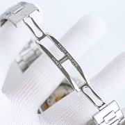 Patek Philippe Nautilus Diamond Bezel Stainless Steel Watch – Blue Textured Dial - 6