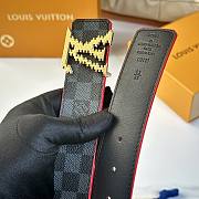 Louis Vuitton Damier Graphite Belt with Pixel LV Buckle - 5