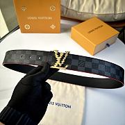 Louis Vuitton Damier Graphite Belt with Pixel LV Buckle - 2