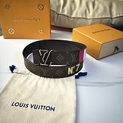 Louis Vuitton Monogram LV Initiales No.7 Belt – Brown/Black - 5