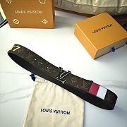 Louis Vuitton Monogram LV Initiales No.7 Belt – Brown/Black - 4