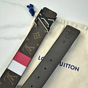 Louis Vuitton Monogram LV Initiales No.7 Belt – Brown/Black - 3