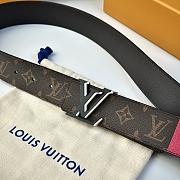 Louis Vuitton Monogram LV Initiales No.7 Belt – Brown/Black - 2