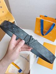 Louis Vuitton Damier Graphite Belt – Matte Black LV Buckle - 5