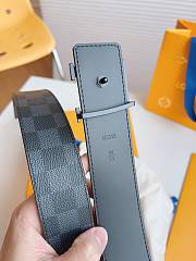 Louis Vuitton Damier Graphite Belt – Matte Black LV Buckle - 3