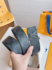 Louis Vuitton Damier Graphite Belt – Matte Black LV Buckle - 2