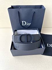 Christian Dior Pebbled Calfskin Belt with Tonal Matte CD Buckle – Multi-Color Collection - 2