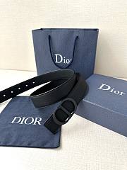 Christian Dior Pebbled Calfskin Belt with Tonal Matte CD Buckle – Multi-Color Collection - 6