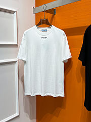 Prada Milano Minimalist Logo T-Shirt – White Edition - 4