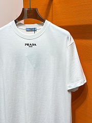 Prada Milano Minimalist Logo T-Shirt – White Edition - 2