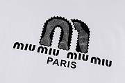 Miu Miu Paris Graphic Logo T-Shirt – White - 3