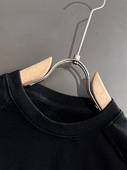 Black Minimalist GUCCI-Inspired T-Shirt with Triangle Chest Logo - 5