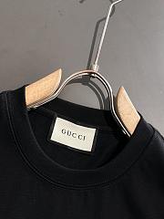 GUCCI-Inspired T-Shirt with Cartoon Dog Picnic Graphic - 5