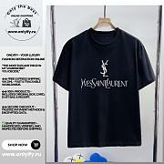 Yves Saint Laurent Logo Black T-Shirt – YSL-Inspired Design - 1