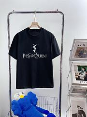 Yves Saint Laurent Logo Black T-Shirt – YSL-Inspired Design - 5