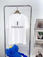 Yves Saint Laurent Logo Black T-Shirt – YSL-Inspired Design - 3