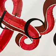 GUCCI-Inspired White T-Shirt with Red Snake Graphic – Bold Designer Look - 2
