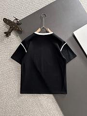 FENDI-Inspired Black T-Shirt with Bold Yellow 