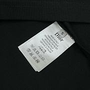 Black Dior-Inspired T-Shirt with Signature Back Print - 3