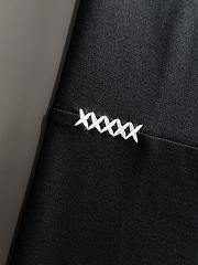 Dior Minimalist Logo Stitch Black T-Shirt - 2