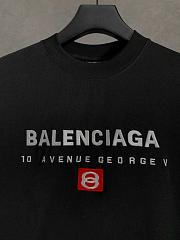 Balenciaga 10 Avenue George V Black T-Shirt - 5