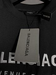 Balenciaga 10 Avenue George V Black T-Shirt - 4