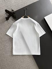 Burberry Stitch Accent White T-Shirt - 3