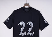 AMIRI Gothic “22” Embellished T-Shirt – Black - 5