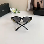  Christian Dior CD Iconic Monogram Square Sunglasses – Black/Gold - 3