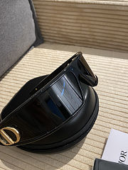 Christian Dior Shield Visor Sunglasses – Black & Gold Edition - 6
