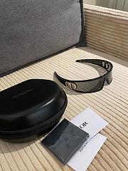 Christian Dior Shield Visor Sunglasses – Black & Gold Edition - 3