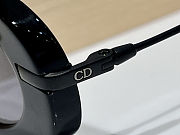 Christian Dior Signature Oval Sunglasses – Black Frame with Gradient Lenses - 4