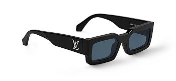 Louis Vuitton 1.1 Millionaires Square Sunglasses – Black with Blue Lenses