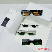 Gentle Monster Rectangle Flat-Top Sunglasses – Mixed Colors - 5