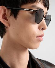 PRADA Round Metal Frame Sunglasses – Minimalist Luxury Edition - 3
