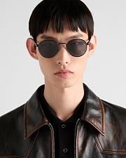 PRADA Round Metal Frame Sunglasses – Minimalist Luxury Edition - 2