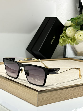 PRADA Signature Square Frame Sunglasses