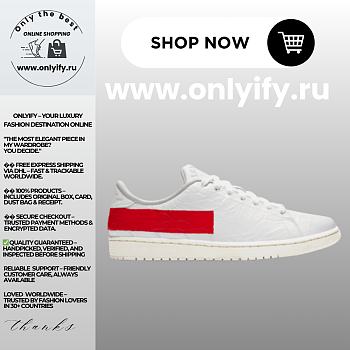 Nike Air Jordan 1 Low OG “White/Varsity Red” DJ2756-101