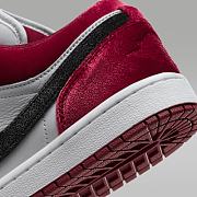 Air Jordan 1 Low SE “Velvet Black Toe” (Style Code: FZ3242‑001) - 2