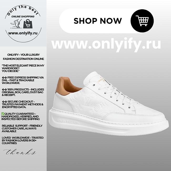 Louis Vuitton Trainer Sneaker “White” 1A8V3P - 1