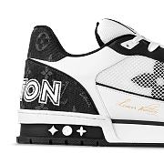 Louis Vuitton Trainer Sneaker “White/Black” 1ABODA - 5