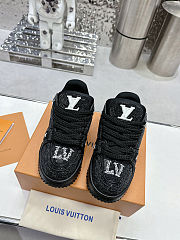 Louis Vuitton Trainer Sneaker “Strass Black” 1ACEOJ - 2