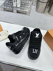 Louis Vuitton Trainer Sneaker “Strass Black” 1ACEOJ - 3