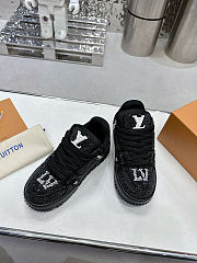 Louis Vuitton Trainer Sneaker “Strass Black” 1ACEOJ - 5