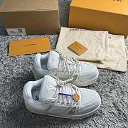 Louis Vuitton Trainer Sneaker “Triple White” 1ACNY1 - 5