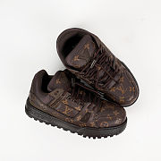 Louis Vuitton Trainer Sneaker “Chocolate Monogram” 1AD7DT - 2