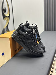 Louis Vuitton Trainer Sneaker “Black Rhinestone Mesh” 1ADHHE - 6